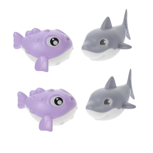 IMIKEYA 4Stücke Aufziehbare Badewannenspielzeuge Für Lustige Cartoon Tiere Haie Und Kugelfische Zufälligen Farben Badespielzeug Für Jungen Und Kinderspielzeug IMIKEYA 4Stücke Aufziehbare Badewannenspielzeuge Für Lustige Cartoon Tiere Haie Und Kugelfische Zufälligen Farben Badespielzeug Für Jungen Und Kinderspielzeug von IMIKEYA