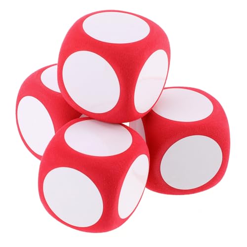 IMIKEYA 4Stücke DIY Schaumstoffwürfel Große Abwischbare Spielwürfel Wiederbeschreibbare für Kreative Spiele zu Hause der Schule und Partys Leicht und Tragbar IMIKEYA 4Stücke DIY Schaumstoffwürfel Große Abwischbare Spielwürfel Wiederbeschreibbare für Kreative Spiele zu Hause der Schule und Partys Leicht und Tragbar von IMIKEYA