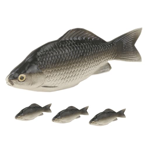 IMIKEYA 4Stücke Künstlicher Fisch Schmuck Realistisches Simulation Fischmodell für Aquarien Deko Leicht und Tragbar Terrarien und Fotografie Requisiten von IMIKEYA
