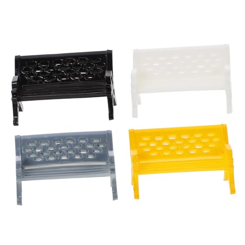 IMIKEYA 4Stücke Mini Parkstuhl Modell Farbige Deko Für Puppenhaus Und Mikrolandschaft Mini Möbel Für Garten Und Strand Dekoration Accessoires Für DIY Projekte IMIKEYA 4Stücke Mini Parkstuhl Modell Farbige Deko Für Puppenhaus Und Mikrolandschaft Mini Möbel Für Garten Und Strand Dekoration Accessoires Für DIY Projekte von IMIKEYA