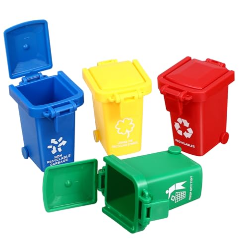 IMIKEYA 4Stücke Müll Sortierspiele Für Mülleimer Mit Klappdeckel Pädagogisches Zur Abfalltrennung Lernspielzeug Für Frühe Bildung Bunten Farben IMIKEYA 4Stücke Müll Sortierspiele Für Mülleimer Mit Klappdeckel Pädagogisches Zur Abfalltrennung Lernspielzeug Für Frühe Bildung Bunten Farben von IMIKEYA