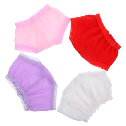 IMIKEYA 4Stücke Puppenunterhosen Für Puppen Wiederverwendbare Puppenunterwäsche Und Zufälliger Stil Zubehör Für Rollenspiele Und Puppenkleidung IMIKEYA 4Stücke Puppenunterhosen Für Puppen Wiederverwendbare Puppenunterwäsche Und Zufälliger Stil Zubehör Für Rollenspiele Und Puppenkleidung von IMIKEYA