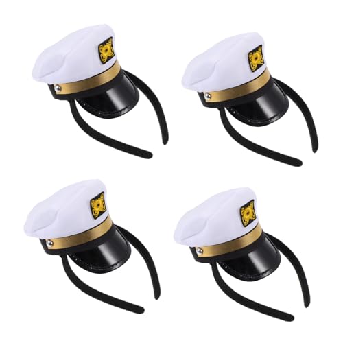IMIKEYA 4Stücke Sailor Hut Haarreif Hut Kopfschmuck für Cosplay und Bühnenauftritte Langlebig und Bequem für Täglichen Gebrauch IMIKEYA 4Stücke Sailor Hut Haarreif Hut Kopfschmuck für Cosplay und Bühnenauftritte Langlebig und Bequem für Täglichen Gebrauch von IMIKEYA