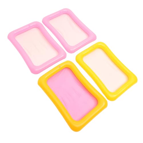 IMIKEYA 4Stücke Teiliges Sandspielzeug für Pädagogisches Sandspielzeug aus Buntem Material für Sandkasten und Strand Fördert Kreativität und Kognitive Fähigkeiten von IMIKEYA