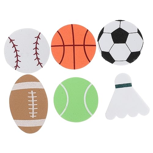 IMIKEYA 4er-Packung Schaumstoffaufkleber Volleyballaufkleber Basketball-Aufkleber Sportformaufkleber Kugelaufkleber Zum Selbermachen DIY Sportball-Aufkleber Sport Aufkleber IMIKEYA 4er-Packung Schaumstoffaufkleber Volleyballaufkleber Basketball-Aufkleber Sportformaufkleber Kugelaufkleber Zum Selbermachen DIY Sportball-Aufkleber Sport Aufkleber von IMIKEYA
