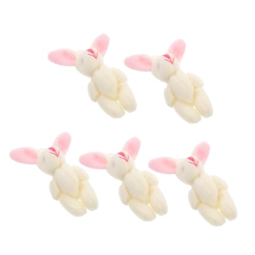 IMIKEYA 5 Kleine Hasenfiguren: Miniatur-plüschkaninchen, Süßes, Flauschiges Tierspielzeug Für Schlafzimmer, Wohnzimmer Und Büro, Dekoration, Und Geburtstagsgeschenke IMIKEYA 5 Kleine Hasenfiguren: Miniatur-plüschkaninchen, Süßes, Flauschiges Tierspielzeug Für Schlafzimmer, Wohnzimmer Und Büro, Dekoration, Und Geburtstagsgeschenke von IMIKEYA