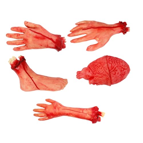 IMIKEYA 5 Stück Abgetrennte Gliedmaßen Requisiten Hausschuhe Halloween Lichter Horrorblut Halloween Gefälschte Handdekorationen Skelett Outdoor Requisiten Für Das Kaputte IMIKEYA 5 Stück Abgetrennte Gliedmaßen Requisiten Hausschuhe Halloween Lichter Horrorblut Halloween Gefälschte Handdekorationen Skelett Outdoor Requisiten Für Das Kaputte von IMIKEYA