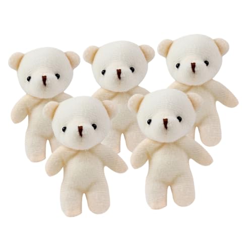 IMIKEYA 5 Stück Bärenanhänger Bärenpuppe Zum Valentinstag Schöne Kleine Bären Ausgestopfter Kleiner Bär Tragen Dekoratives Bärendekor Cartoon-bär-Puppe Bär Figur Stoff Beige IMIKEYA 5 Stück Bärenanhänger Bärenpuppe Zum Valentinstag Schöne Kleine Bären Ausgestopfter Kleiner Bär Tragen Dekoratives Bärendekor Cartoon-bär-Puppe Bär Figur Stoff Beige von IMIKEYA