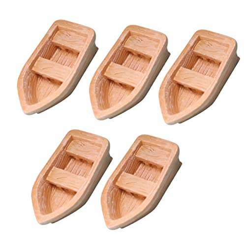 IMIKEYA 5 Stück Boot Deko Teiliges Puppenhaus Zubehör für Kreative Mikrolandschaften und Tischdekoration Resinschiff Modelle für Zuhause und Hochwertige Verarbeitung Nicht Verblassend von IMIKEYA