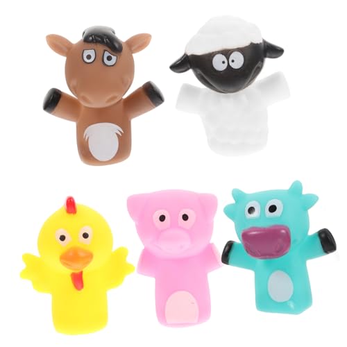 IMIKEYA 5 Stück Fingerpuppen Teiliges Cartoon Fingerpuppen für Interaktive Handpuppen Kreativität und Geschichtenerzählen für Partys und IMIKEYA 5 Stück Fingerpuppen Teiliges Cartoon Fingerpuppen für Interaktive Handpuppen Kreativität und Geschichtenerzählen für Partys und von IMIKEYA