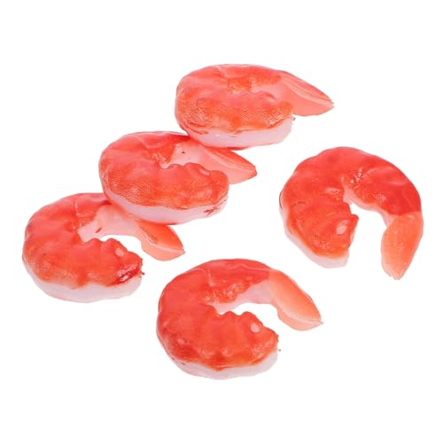 IMIKEYA 5 Stück Garnelenmodell Künstliche Garnelenfiguren Plastikgarnelenfiguren Künstliche Lebensmittelrequisiten Künstliches Modell Fisch Geschälte Garnelen Künstliche IMIKEYA 5 Stück Garnelenmodell Künstliche Garnelenfiguren Plastikgarnelenfiguren Künstliche Lebensmittelrequisiten Künstliches Modell Fisch Geschälte Garnelen Künstliche von IMIKEYA