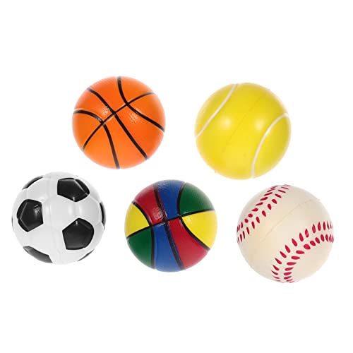 IMIKEYA 5 Stück Hüpfender Ball Fußball-stressball Geschäumte Kugeln Zubehör Für Basketballpartys Mini-sportbälle Basketball- Gefälligkeiten Für Sportpartys Kinderbälle Pu-Schwamm IMIKEYA 5 Stück Hüpfender Ball Fußball-stressball Geschäumte Kugeln Zubehör Für Basketballpartys Mini-sportbälle Basketball- Gefälligkeiten Für Sportpartys Kinderbälle Pu-Schwamm von IMIKEYA