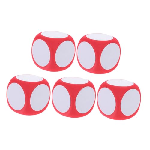 IMIKEYA 5 Stück Kleine Schaumstoffwürfel Abgerundet Quadratisch Bunt Schaumstoffwürfel Blanko Beschreibbare Würfel Für Weich Groß Schaumstoff Bemalbar Für Erwachsene IMIKEYA 5 Stück Kleine Schaumstoffwürfel Abgerundet Quadratisch Bunt Schaumstoffwürfel Blanko Beschreibbare Würfel Für Weich Groß Schaumstoff Bemalbar Für Erwachsene von IMIKEYA