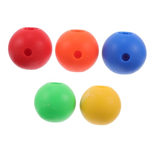 IMIKEYA 5 Stück Kletterseil Für Zum Fangen des Balls Stopper Zum Angeln Stopperperlen Angeln Große Lochperlen Zum Basteln Afrikanische Instrumente Stopper Angeln Große Holzperlen von IMIKEYA