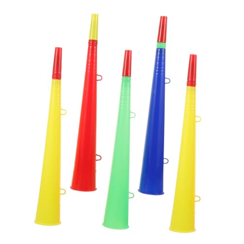 IMIKEYA 5 Stück Lautsprecher aus Kunststoff Party Trompeten Abschluss Stadion Hörner Noisemaker jubelnde Trompeten leuchtendes Wildhorn Partyhorn Fußball Spiel Horn Plastik IMIKEYA 5 Stück Lautsprecher aus Kunststoff Party Trompeten Abschluss Stadion Hörner Noisemaker jubelnde Trompeten leuchtendes Wildhorn Partyhorn Fußball Spiel Horn Plastik von IMIKEYA