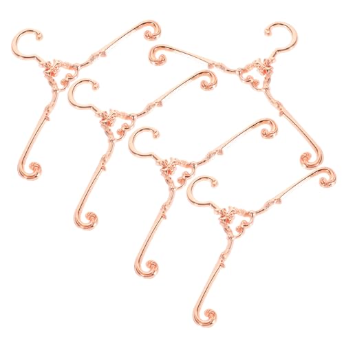 IMIKEYA 5 Stück Puppen Kleiderbügel Simulation Mini Kleiderbügel Puppen Kleiderschrank Kleiderbügel Puppen Schuhregal Miniatur Kleiderbügel Ornamente Mini Haushaltsbedarf Zarte von IMIKEYA