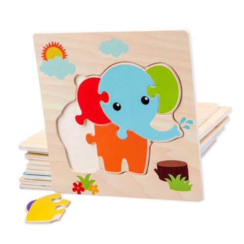IMIKEYA 5 Stück Puzzlebrett aus Holz Puzzlematte pädagogisches Puzzles aus Holz Cartoon Holzpuzzles Puzzle für Hölzern IMIKEYA 5 Stück Puzzlebrett aus Holz Puzzlematte pädagogisches Puzzles aus Holz Cartoon Holzpuzzles Puzzle für Hölzern von IMIKEYA