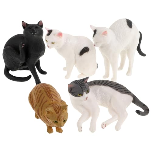 IMIKEYA 5stücke Realistische Katzenfiguren Aus PVC Süße Kätzchen Als Tierfiguren Miniatur-katzenmodelle Für Kuchendekoration Spielzeug Für Junge Mädchen Pädagogisches Lernen IMIKEYA 5stücke Realistische Katzenfiguren Aus PVC Süße Kätzchen Als Tierfiguren Miniatur-katzenmodelle Für Kuchendekoration Spielzeug Für Junge Mädchen Pädagogisches Lernen von IMIKEYA