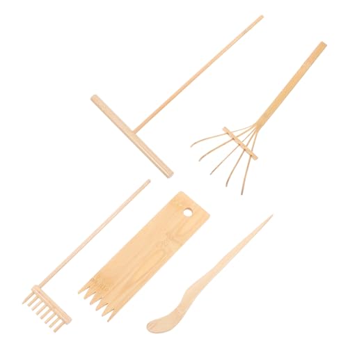 IMIKEYA 5 Stück Sand Gartengeräte Zubehör Garten Sandkasten Werkzeuge Japanisches Zen-gartenzubehör IMIKEYA 5 Stück Sand Gartengeräte Zubehör Garten Sandkasten Werkzeuge Japanisches Zen-gartenzubehör von IMIKEYA
