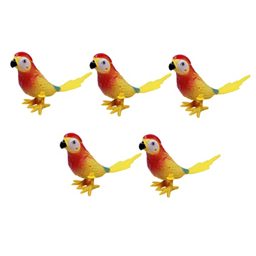IMIKEYA 5 Stück Springendes Papageienspielzeug Papagei Zum Aufziehen Neuartiges Uhrwerk- Uhrwerk Vogel Papagei Schaukel Kinderspielzeug Abs IMIKEYA 5 Stück Springendes Papageienspielzeug Papagei Zum Aufziehen Neuartiges Uhrwerk- Uhrwerk Vogel Papagei Schaukel Kinderspielzeug Abs von IMIKEYA