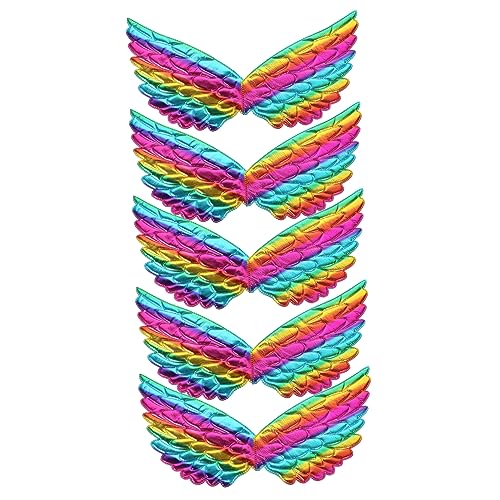 IMIKEYA 5 Stück Teiliges Einhornkostüm Zubehör Flügel für Halloween Weihnachten und Karneval Bunte für Kreative Kostümpartys und Fotoshootings IMIKEYA 5 Stück Teiliges Einhornkostüm Zubehör Flügel für Halloween Weihnachten und Karneval Bunte für Kreative Kostümpartys und Fotoshootings von IMIKEYA