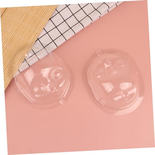 IMIKEYA 5 Stück Teiliges Mini Puppenmasken Transparente DIY Gesichtsmasken für Puppen Bastelbedarf für Loli Puppen und Plüschtiere für Kreative Projekte und Puppenschminken von IMIKEYA