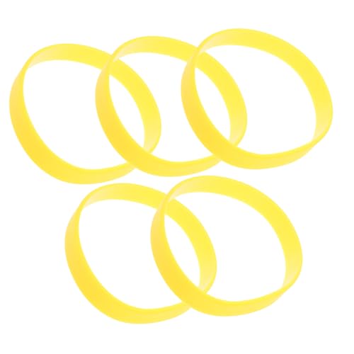 IMIKEYA 5 Stück Teiliges Silikon Sportarmbänder Elastische Anpassbare Handgelenkbänder für Fans und Sportteams für Events und Spiele IMIKEYA 5 Stück Teiliges Silikon Sportarmbänder Elastische Anpassbare Handgelenkbänder für Fans und Sportteams für Events und Spiele von IMIKEYA