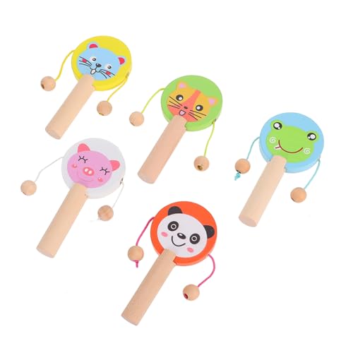 IMIKEYA 5 Stück Teiliges Trommelspielzeug Holz Lustige Cartoon Musikinstrumente für Frühe Bildung für Kleinkinder Rhythmus Koordination IMIKEYA 5 Stück Teiliges Trommelspielzeug Holz Lustige Cartoon Musikinstrumente für Frühe Bildung für Kleinkinder Rhythmus Koordination von IMIKEYA
