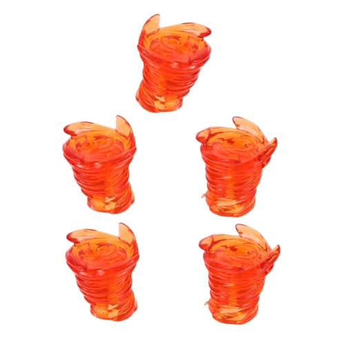IMIKEYA 5 Stück Tornado-Modell konstruktionsspielzeug Langlebiges DIY-Modellbau Action Figuren Zubehör Actionfiguren-Effekte Effekte für Actionfiguren Abs Orange von IMIKEYA