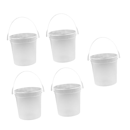 IMIKEYA 5 Stück Transparenter Eimer Ohne Deckel Zusammenklappbarer Behälter Sandkasten Strandtrichter Eimer Mit Deckel Tragbarer Wasserfalteimer Großer Sandkasten Klares Becken IMIKEYA 5 Stück Transparenter Eimer Ohne Deckel Zusammenklappbarer Behälter Sandkasten Strandtrichter Eimer Mit Deckel Tragbarer Wasserfalteimer Großer Sandkasten Klares Becken von IMIKEYA
