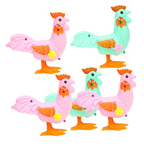 IMIKEYA Aufziehspielzeug Huhn für Kinder 5 Stück Kreatives Tierspielzeug Pädagogisches Spielzeug Lustiges Party Favor von IMIKEYA