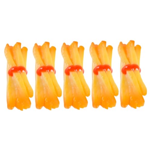 IMIKEYA 5 Stück gefälschte Pommes Frites Stellen Sie Sich eine Küchendekoration vor Küchendekoration Fotografie Pommes-Modell Pommes frittes gefälschtes Essen künstliche Pommes Frites PVC IMIKEYA 5 Stück gefälschte Pommes Frites Stellen Sie Sich eine Küchendekoration vor Küchendekoration Fotografie Pommes-Modell Pommes frittes gefälschtes Essen künstliche Pommes Frites PVC von IMIKEYA