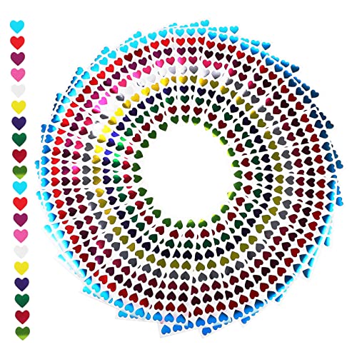 IMIKEYA 50 Blatt Herzaufkleber Selbstklebend Dekorative Belohnungssticker für Umschläge Bastelprojekte und für Lehrer IMIKEYA 50 Blatt Herzaufkleber Selbstklebend Dekorative Belohnungssticker für Umschläge Bastelprojekte und für Lehrer von IMIKEYA