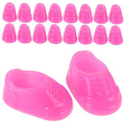 IMIKEYA 50 Paare Kleine Gelbe Entenspielzeug Mädchen Verkleiden Sich Sachen Für Mädchen Hausschuhe-zubehör Mini-Sachen Schuhe Für Mädchen Kleinkinderschuhe Füße Puppen Plastik Rosy IMIKEYA 50 Paare Kleine Gelbe Entenspielzeug Mädchen Verkleiden Sich Sachen Für Mädchen Hausschuhe-zubehör Mini-Sachen Schuhe Für Mädchen Kleinkinderschuhe Füße Puppen Plastik Rosy von IMIKEYA