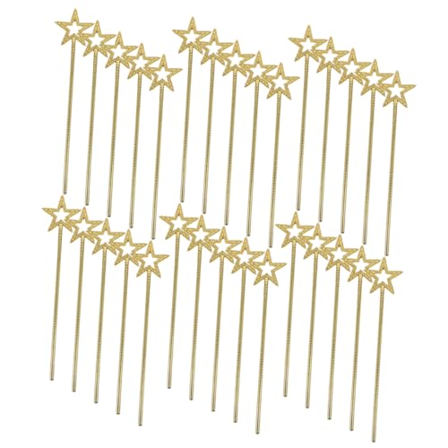 IMIKEYA 50 Stück Fairy Wands Glitzernde Sternenstäbe für Cosplay und Partys Leichte und Praktische Zauberstäbe für Halloween Festivals und Rollenspiele Goldene Engelstab Requisiten IMIKEYA 50 Stück Fairy Wands Glitzernde Sternenstäbe für Cosplay und Partys Leichte und Praktische Zauberstäbe für Halloween Festivals und Rollenspiele Goldene Engelstab Requisiten von IMIKEYA