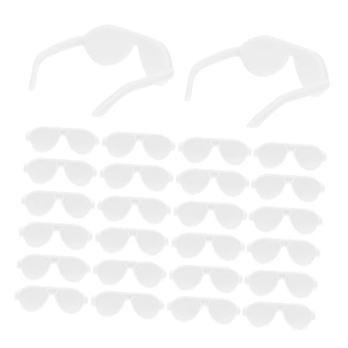IMIKEYA 50 Stück Minipuppenbrille für realistisch Miniatur Puppe Requisiten kleine Puppenbrille lustige Brillenspielzeuge kleine Puppensonnenbrille Puppenbrillen Plastik Weiß IMIKEYA 50 Stück Minipuppenbrille für realistisch Miniatur Puppe Requisiten kleine Puppenbrille lustige Brillenspielzeuge kleine Puppensonnenbrille Puppenbrillen Plastik Weiß von IMIKEYA