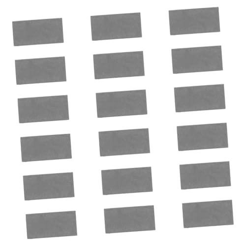 IMIKEYA 50 Stück Modellsteine ​​Bauen Black Ton von IMIKEYA