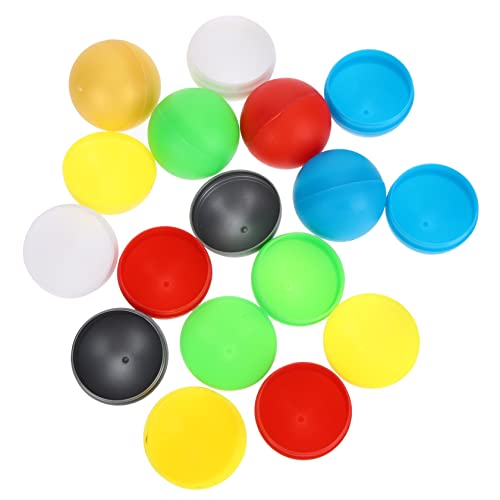 IMIKEYA 50 Stück Öffbare Glücksball Kapseln für Kaugummiautomaten Party Bälle für Spiele Bastelprojekte und Dekoration für Karneval und Festlichkeiten von IMIKEYA