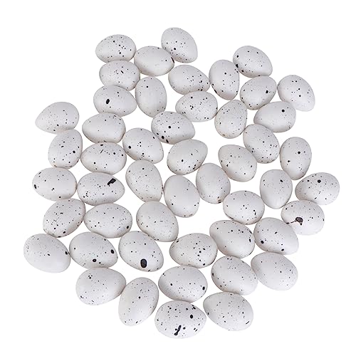 IMIKEYA 50 Stück Ostereier Vor gesprenkelte Eier Spielzeugeier Miniatur-Kunsteier gefüllt easter eggs easter toys Plastikeier dekoratives Osterei Eierformen Kunststoff Weiß IMIKEYA 50 Stück Ostereier Vor gesprenkelte Eier Spielzeugeier Miniatur-Kunsteier gefüllt easter eggs easter toys Plastikeier dekoratives Osterei Eierformen Kunststoff Weiß von IMIKEYA