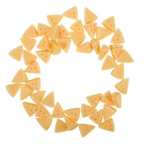 IMIKEYA 50 Stück Simuliertes Käsekuchenzubehör lebensechter Käse künstlich Mini Falsches Käse Käseverzierung für den Tisch zuverlässige Käsemodelle Harz Yellow IMIKEYA 50 Stück Simuliertes Käsekuchenzubehör lebensechter Käse künstlich Mini Falsches Käse Käseverzierung für den Tisch zuverlässige Käsemodelle Harz Yellow von IMIKEYA