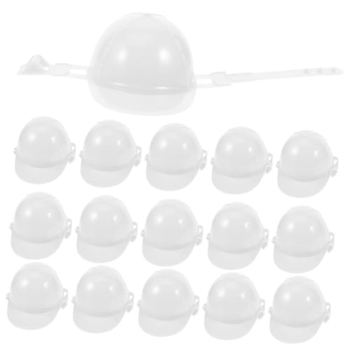 IMIKEYA 50 Stück halllowen Accessoire für Puppenkostüme doll Accessories Tierhut Kappe Partyhut Kleid eincremehilfe spielsachen Puppe Mini-Helme Miniatur-Bauhut Plastik Weiß IMIKEYA 50 Stück halllowen Accessoire für Puppenkostüme doll Accessories Tierhut Kappe Partyhut Kleid eincremehilfe spielsachen Puppe Mini-Helme Miniatur-Bauhut Plastik Weiß von IMIKEYA