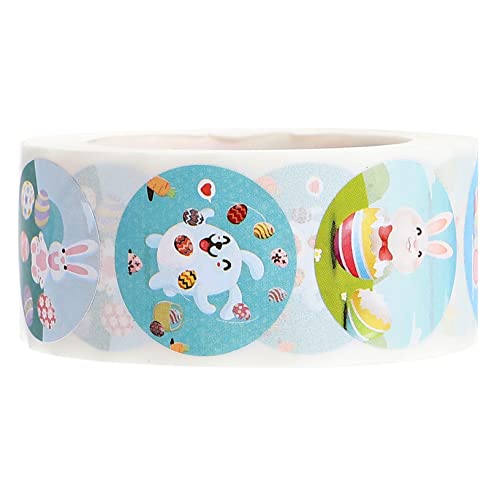IMIKEYA 500 Pcs 1 Rolle Aufkleber Ostern Dekorationen Party Zubehör Papier von IMIKEYA