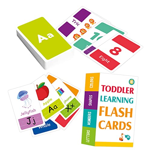 IMIKEYA 58 Blatt Karteikarten Zur Früherziehung Lernspielzeug Sensorisches Spiel Accessoire Kognitives Kinderspielzeug Kleinkind-Flash-Karte Umweltkarton von IMIKEYA