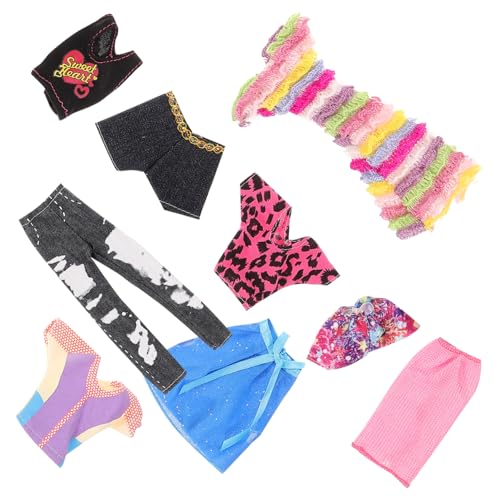 IMIKEYA 5Sätze Puppenkleidungsset Teilig Dekorative Shorts und Kleider für Kleine Puppen Langlebige Weiche Materialien Puppenhäuser und IMIKEYA 5Sätze Puppenkleidungsset Teilig Dekorative Shorts und Kleider für Kleine Puppen Langlebige Weiche Materialien Puppenhäuser und von IMIKEYA