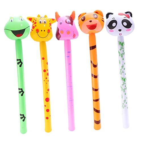 IMIKEYA 5Stücke Aufblasbare Tier Spielzeuge für Lustige Tier Sticks aus PVC für Kindergeburtstage und Partys Kuh Tiger Panda Hirsch Design Zufällige Auswahl IMIKEYA 5Stücke Aufblasbare Tier Spielzeuge für Lustige Tier Sticks aus PVC für Kindergeburtstage und Partys Kuh Tiger Panda Hirsch Design Zufällige Auswahl von IMIKEYA