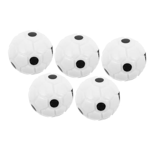 IMIKEYA 5Stücke Fußbälle Lebendige Mini Fußball Ornamente Für Puppenhaus Und DIY Projekte Kinderfreundlich Für Kreative Dekorationen Und Fantasievolles von IMIKEYA