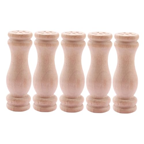 IMIKEYA 5Stücke Säulen Aus Mini Zubehör Für Puppenhaus Dekoration Exquisite Mini Möbel Für Kinderzimmer Und Miniaturgärten Sicheres Kinderspielzeug von IMIKEYA