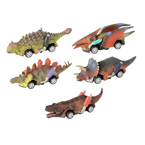 IMIKEYA 5Stücke Teiliges Dinosaurier Pull Back Auto Langlebige Spielzeuge Für Kreatives Und Sicher Und Verschleißfest IMIKEYA 5Stücke Teiliges Dinosaurier Pull Back Auto Langlebige Spielzeuge Für Kreatives Und Sicher Und Verschleißfest von IMIKEYA