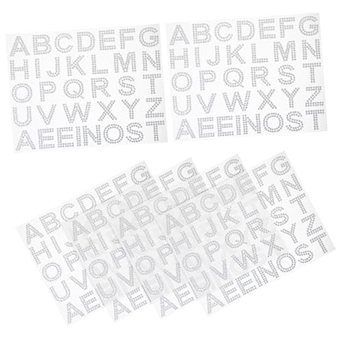 IMIKEYA 6 Bögen Strass Aufkleber Juwelen Aufkleber Dekoration Strass Aufkleber Für Tasche Bling Deko Aufkleber Dekorative Abziehbilder Buchstaben Aufkleber Buchstaben Strass Bunt IMIKEYA 6 Bögen Strass Aufkleber Juwelen Aufkleber Dekoration Strass Aufkleber Für Tasche Bling Deko Aufkleber Dekorative Abziehbilder Buchstaben Aufkleber Buchstaben Strass Bunt von IMIKEYA