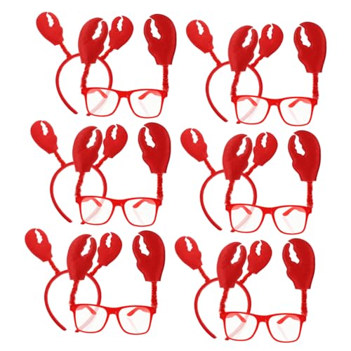 IMIKEYA 6 Sätze Halloween Krabben Stirnbänder und Brillen Leichte Kostüm Accessoires für Partydeko und Karneval Praktische Wiederverwendbare Kopfaccessoires für Damen IMIKEYA 6 Sätze Halloween Krabben Stirnbänder und Brillen Leichte Kostüm Accessoires für Partydeko und Karneval Praktische Wiederverwendbare Kopfaccessoires für Damen von IMIKEYA